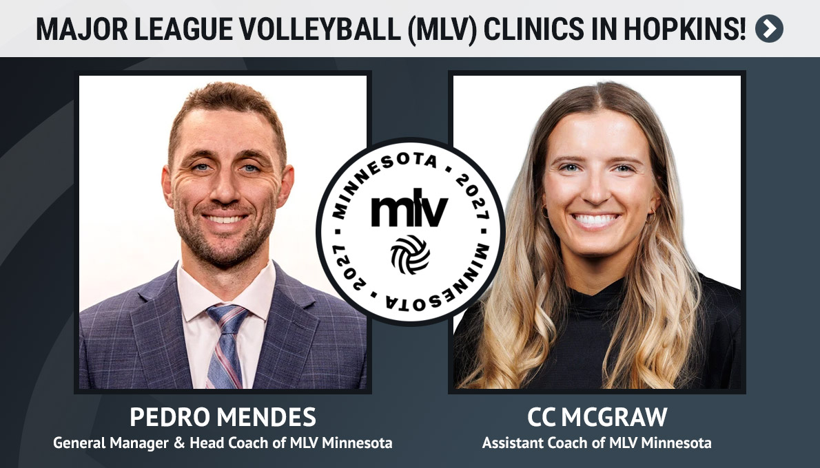 Major League Volleyball (MLV) Minnesota Clinics in Hopkins | CLUB 43 Volleyball